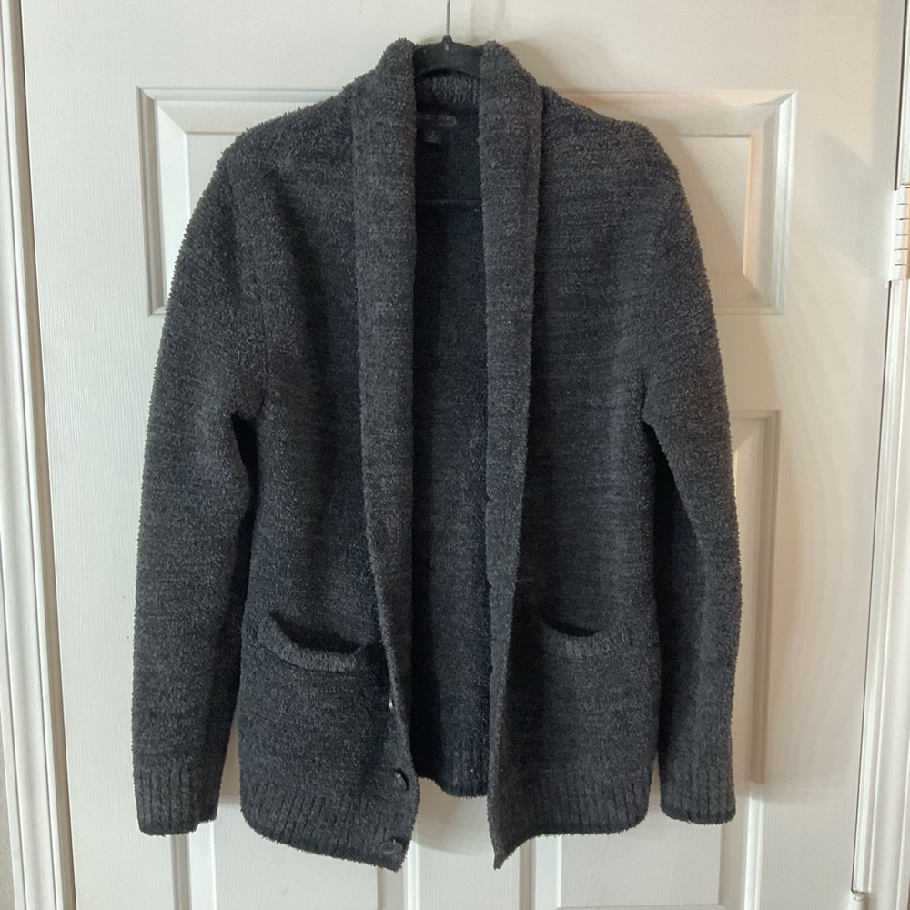 Barefoot Dreams CozyChic Graphite Cardigan
